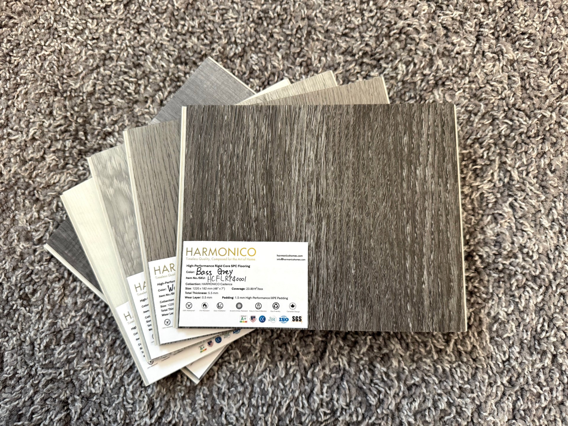 Échantillon Baritone Weave Gris –