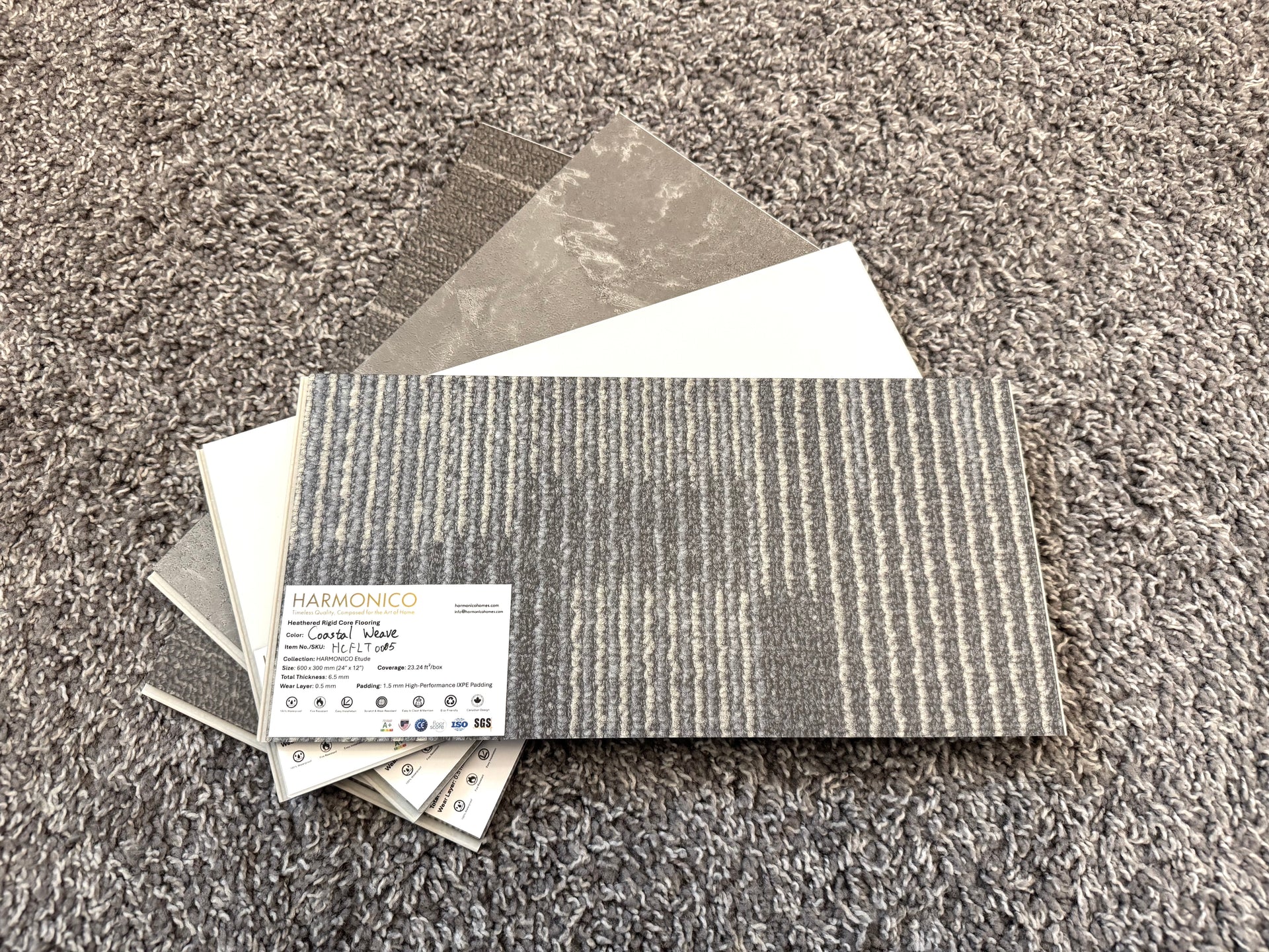 Échantillon Baritone Weave Gris –