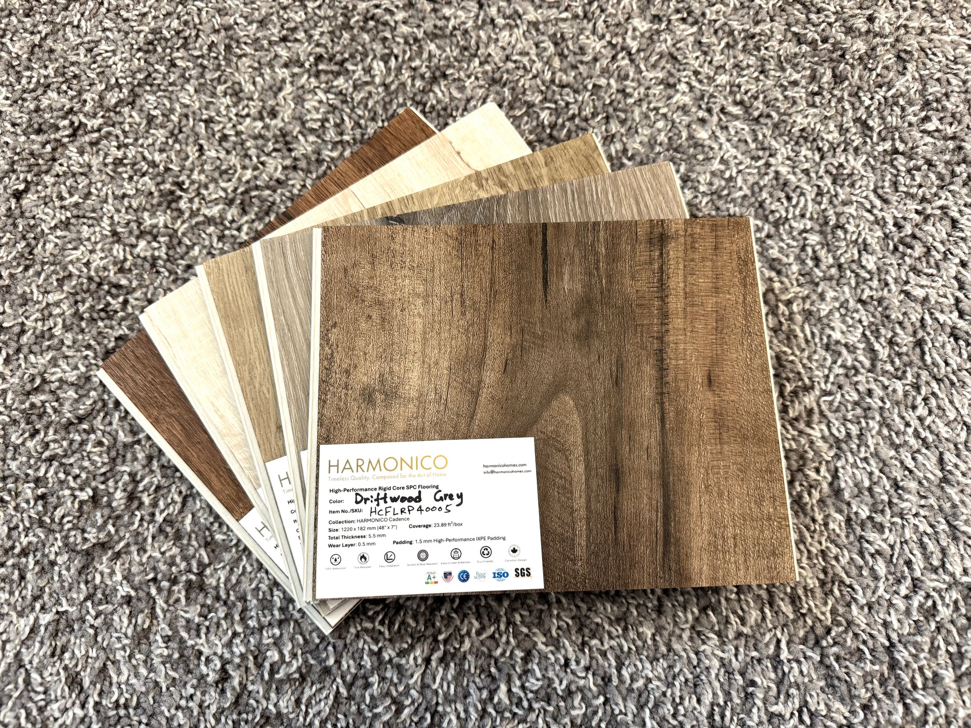 Échantillon Baritone Weave Gris –