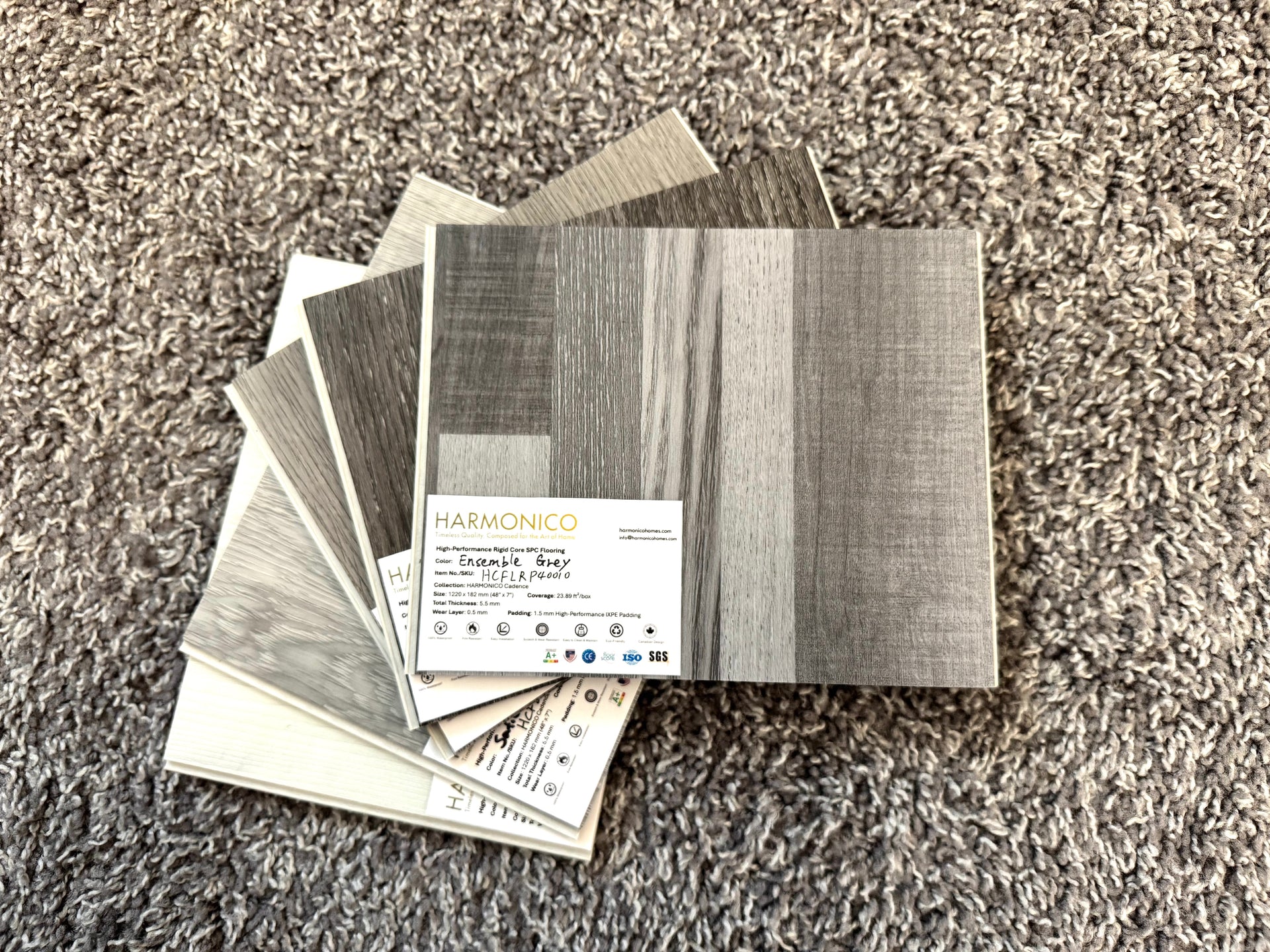 Échantillon Baritone Weave Gris –