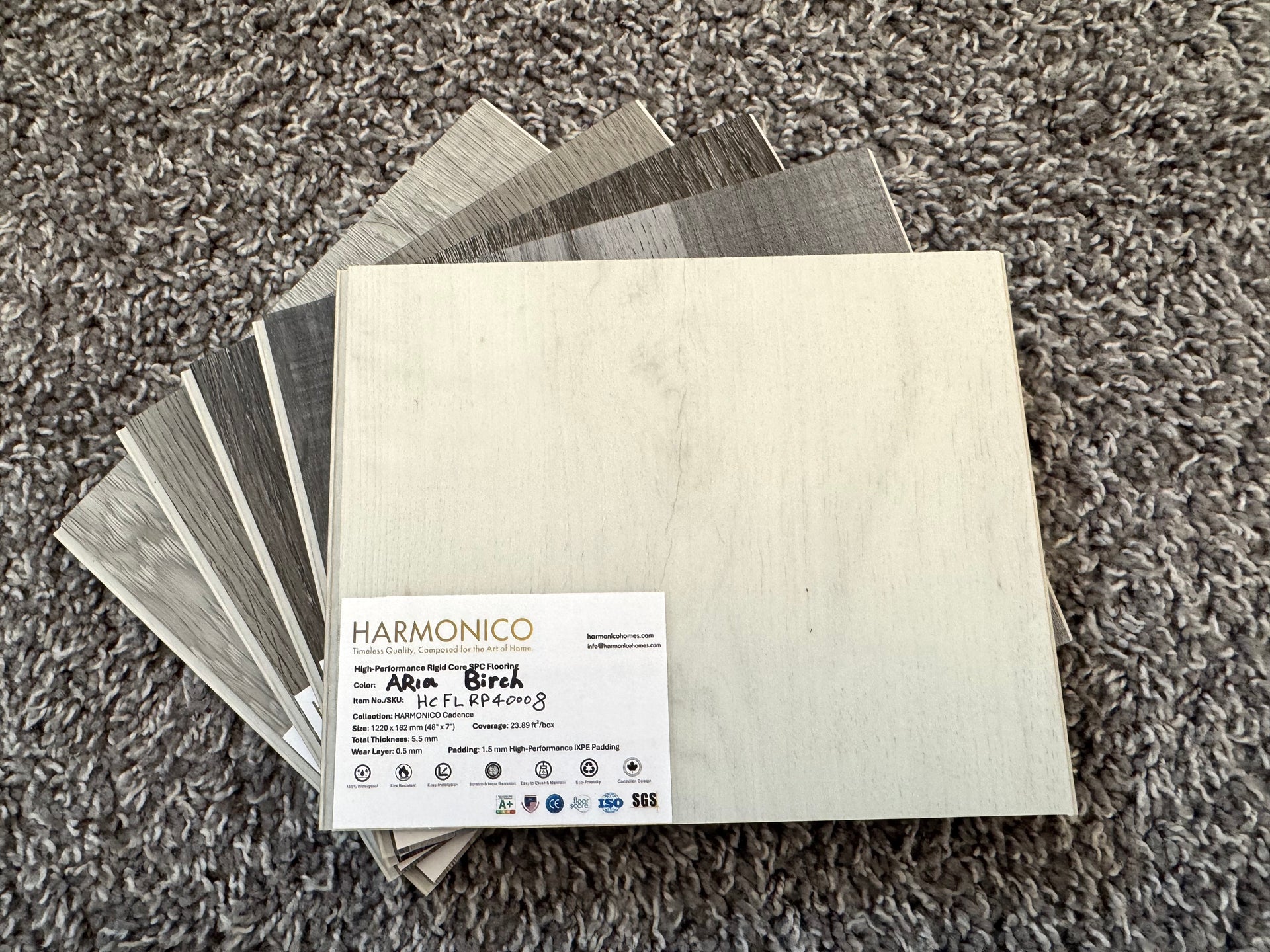 Échantillon Baritone Weave Gris –