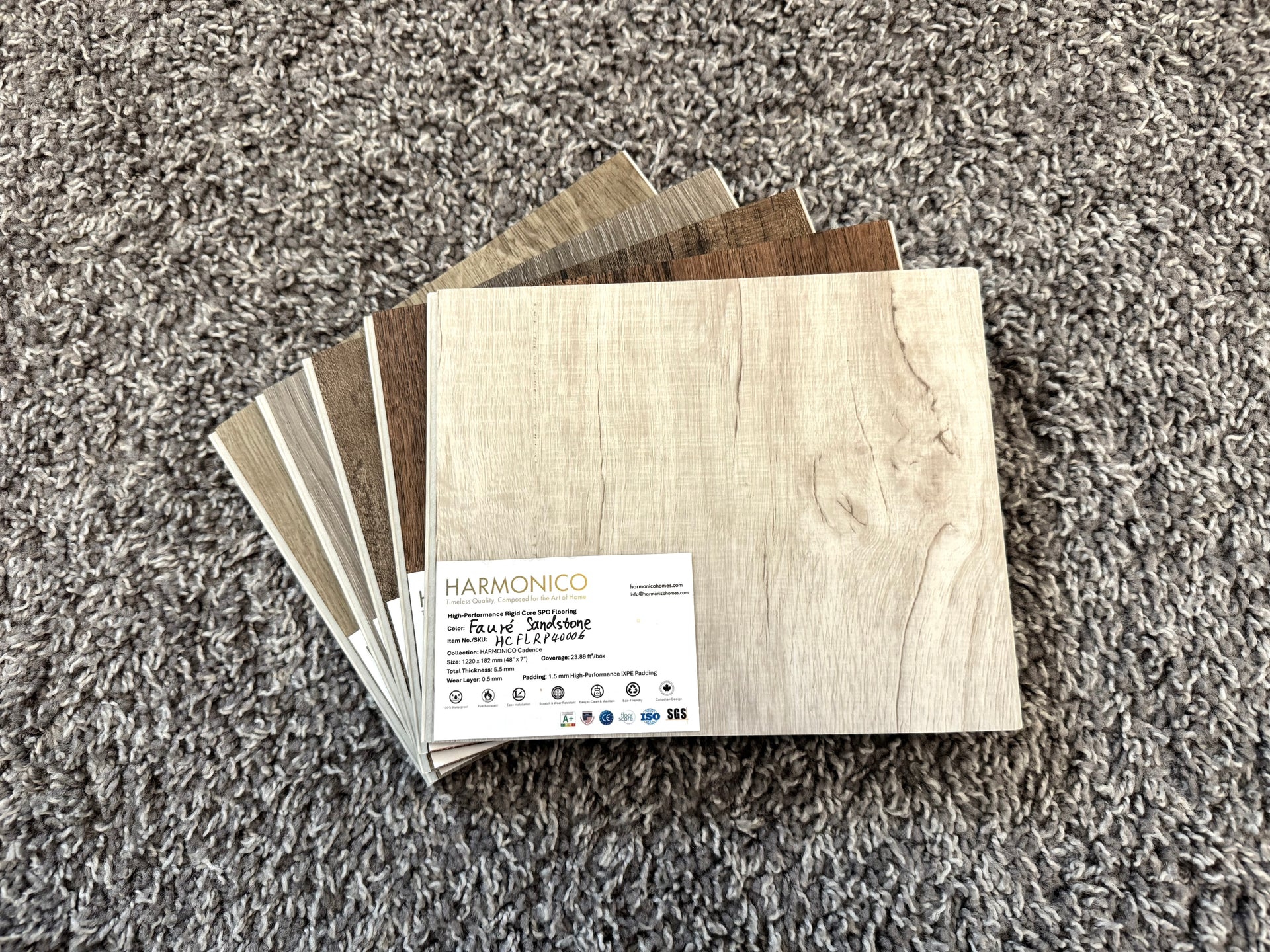 Échantillon Baritone Weave Gris –